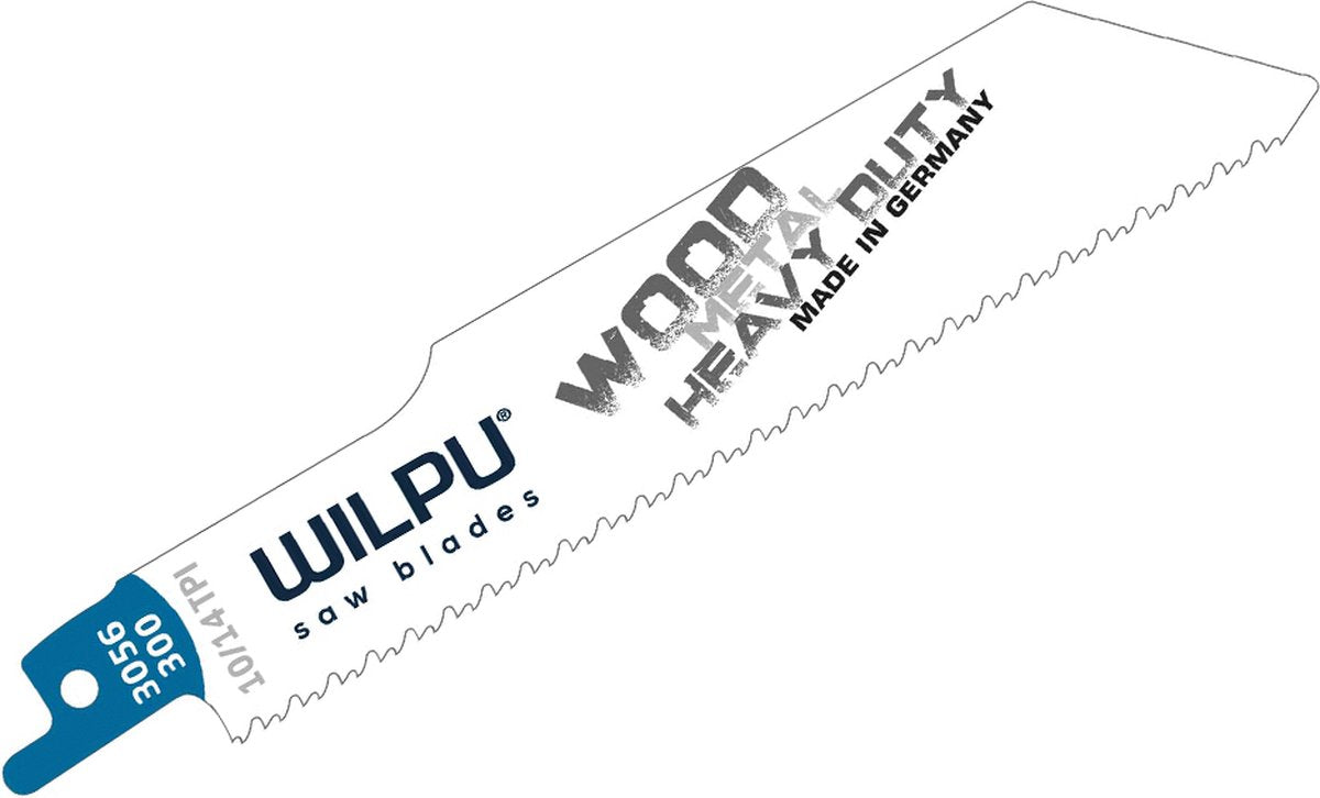 Buildalot Säbelsägeblätter Wilpu 3056 300 – universelle Anwendung – Bosch S644D (5er-Set)