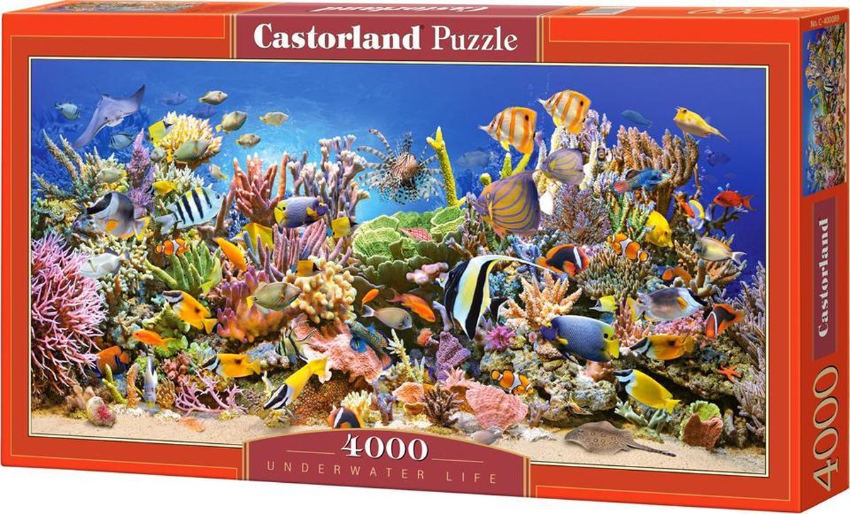 Castorland Unterwasserleben – Puzzle – 4.000 Teile – Satin-Finish – perfekte Passform – europäische Qualität