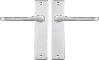 Starx Türgriff Aluminium – Türbeschläge – Türgriff mit Schild – Türgriff Butterfly – 43 x 180 mm – ã˜ 18 mm