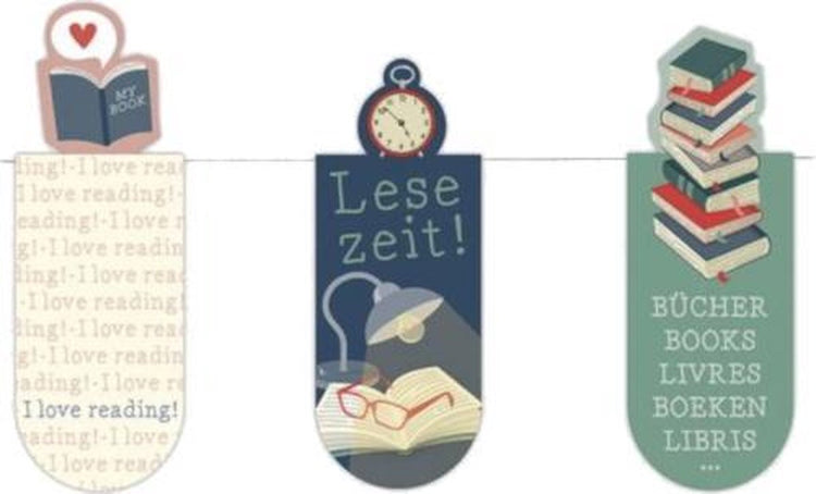 Moses Lesezeichen-Set Lesezeit magnetisch 3-teilig