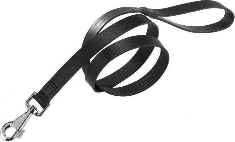 Ferplast natürliche Hundeleine Hundeleine – Leder – Schwarz – Breite 15 mm – Länge 120 cm