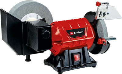 Einhell Elektro-Nass-Trocken-Schleifmaschine TC-WD 200 150 – 250 W – für die Nass- und Trockenbearbeitung von Materialien – kompakte Metallkonstruktion – inkl. Nass- und Trockenschleifstein