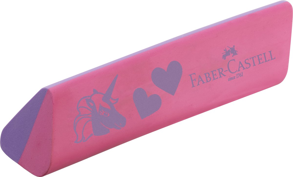 Faber-Castell Radiergummi Faber Castell Einhorn rosa staub- und PVC-frei – fc-188751