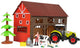 Toi-Toys Ackers Ville Farm mit Traktorlicht und Soundspiel-Set, 12dlg.