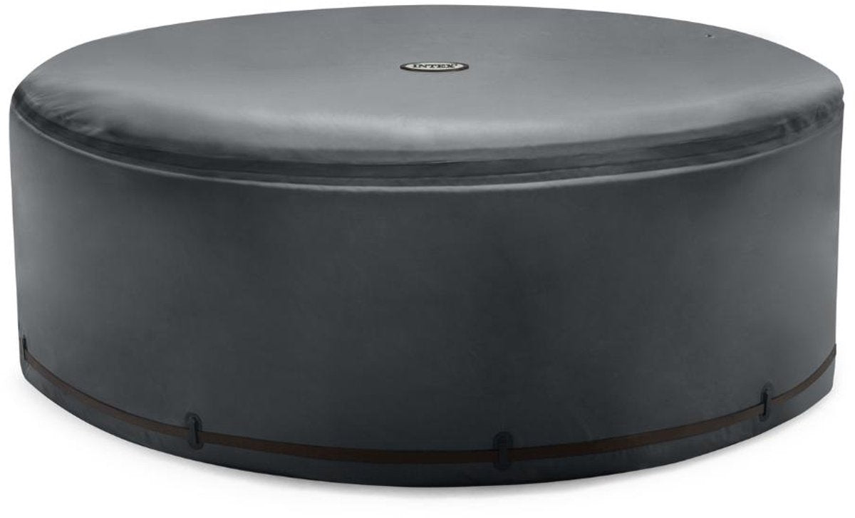 Intex Thermoabdeckung für Purespa 6-Personen-Spa – rund – dunkelgrau – ø218 x h72 cm