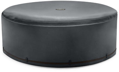 Intex Thermoabdeckung für Purespa 6-Personen-Spa – rund – dunkelgrau – ø218 x h72 cm