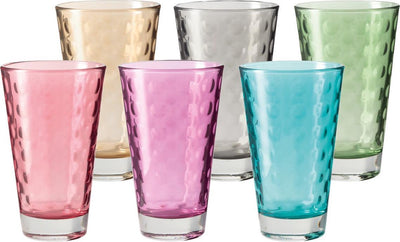 Leonardo Optik-Ledglas, sortiert, 300 ml – Set 6