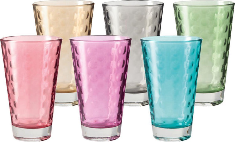 Leonardo Optik-Ledglas, sortiert, 300 ml – Set 6