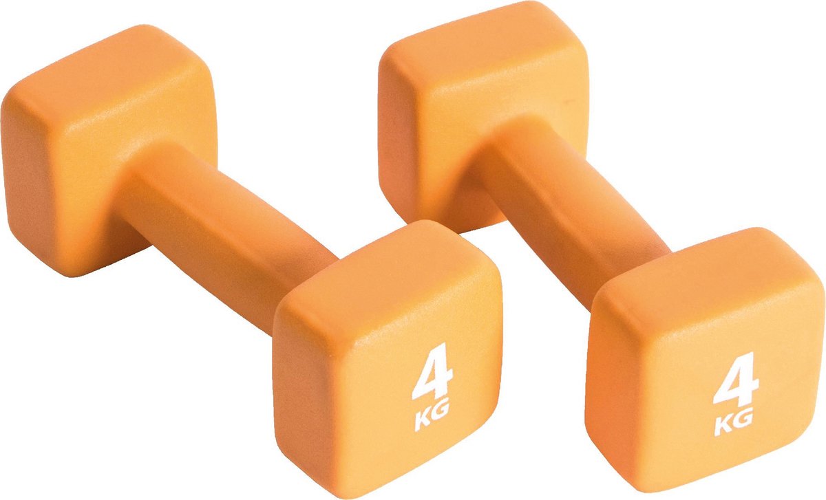 Pure2Improve Pure2Improve Halter Set 2x4 kg Neopren Oranje