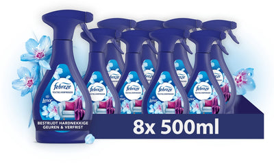 Febreze ambi pur Textilerfrischungsspray – Lenor Awaking Spring – 8 x 500 ml
