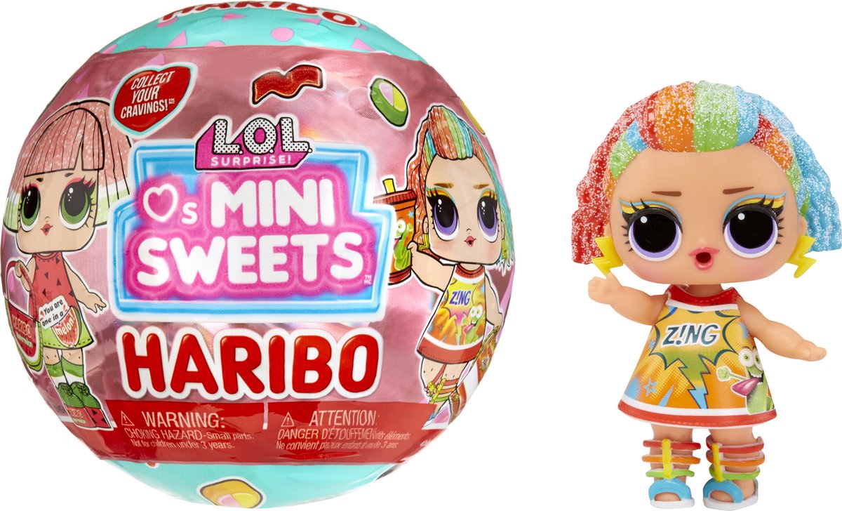 LOL. Überraschung liebt Mini -Süßigkeiten x Haribo Mini Pop