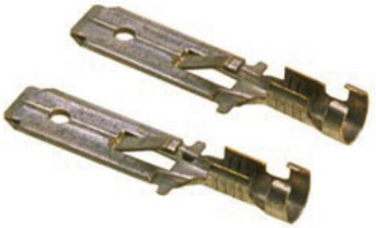 Lapp 63501020 Flachstecker (männlich) Steckbreite: 6,3 mm Steckstärke: 0,8 mm 180 ° unisoliertes Metall 100 Stück(e)