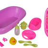 Neugeborener Babypollbad mit Accessoires