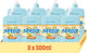 Seepje Spülmittel frisch gepresster Orangenduft – 8 x 500 ml – Vorteilspack