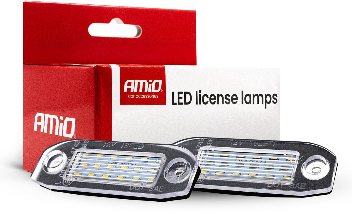 Amio LED-Kennzeichenbeleuchtung Clp04 Volvo C70 S40 S60 S80 V50 V60 V70 XC60