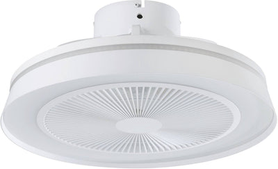Eglo Vallonia Deckenventilator mit Lampe – ø 48 cm – 3 Geschwindigkeiten – einstellbares weißes Licht – RGB – dimmbar – DC-Energieeinsparung – Weiß