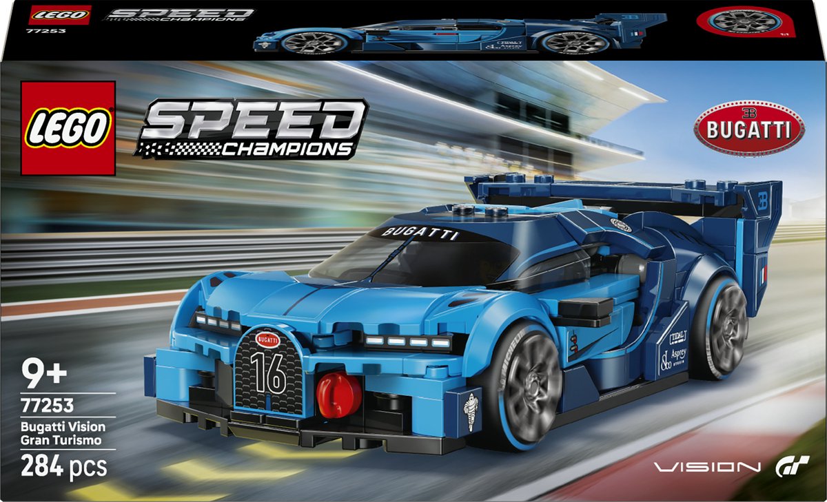 Lego Speed Champions 77253 Bugatti Vision GT Hyper-Sportwagen
