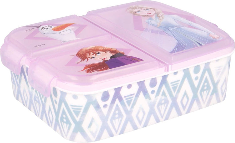 Stor Disney gefrorener Brotkasten mit mehreren Fächern (18 cm x 13 cm x 6 cm)