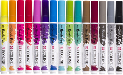 Ecoline Pinselstift-Set | 15 Farben