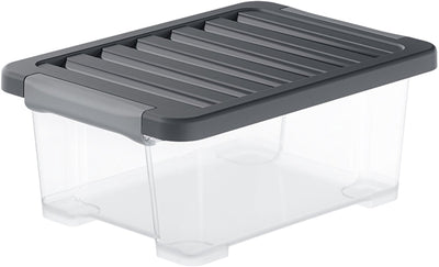 Rotho core plus Aufbewahrungsbox - 4er-Set - stapelbar - 11 ltr