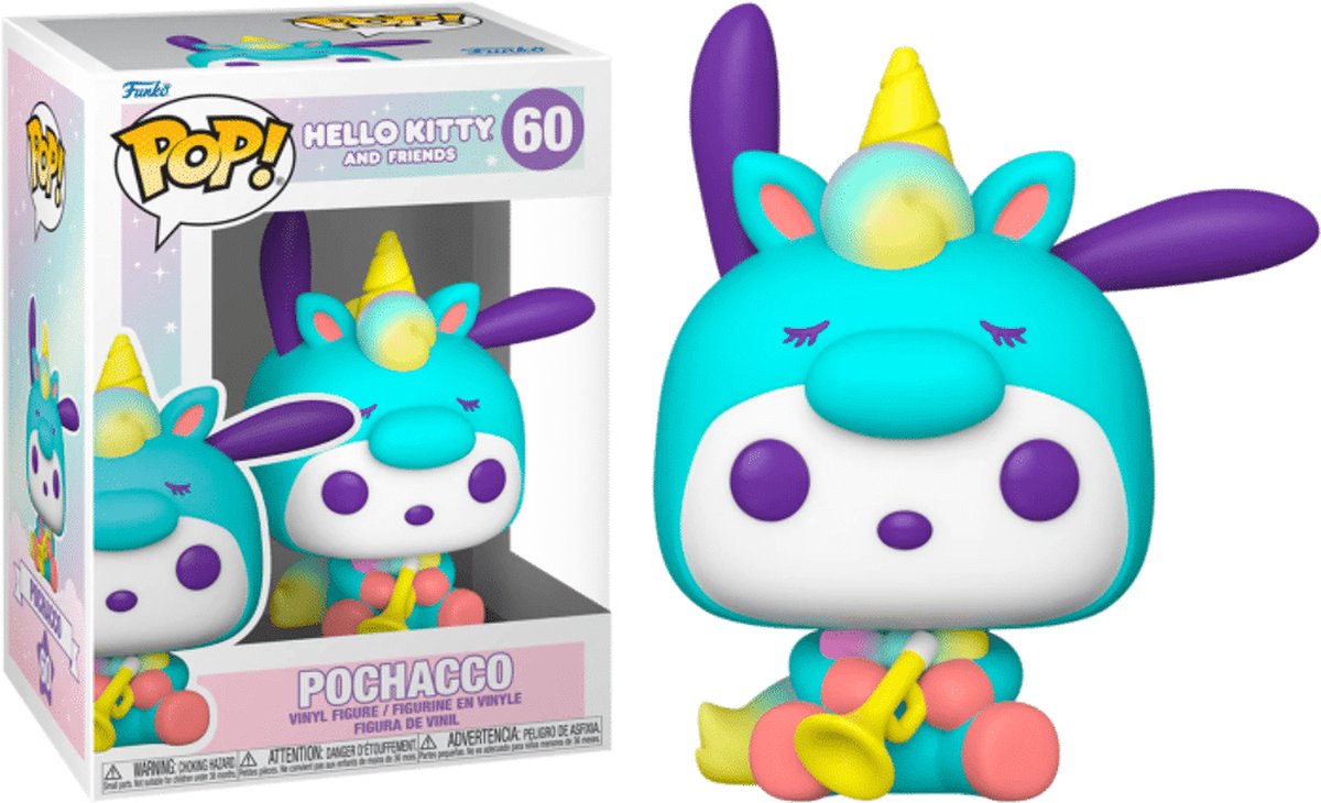 Funko-Pop! Sanrio: Hallo Kitty – Pochacco (Einhornparty)