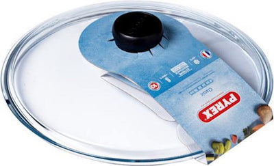 Pyrex klassischer Zubehördeckel – Borosilikatglas – ø28 cm – transparent
