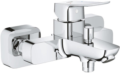 Grohe Dice Wannenmischer – mit Umsteller – inklusive S-Kupplungen – Chrom