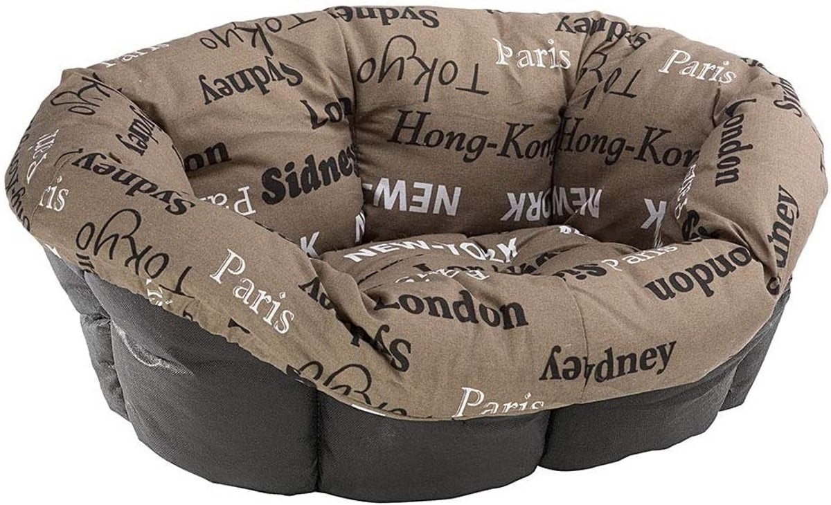 Ferplast Hundekissensofa 96 x 71 cm Samtpolyester beige