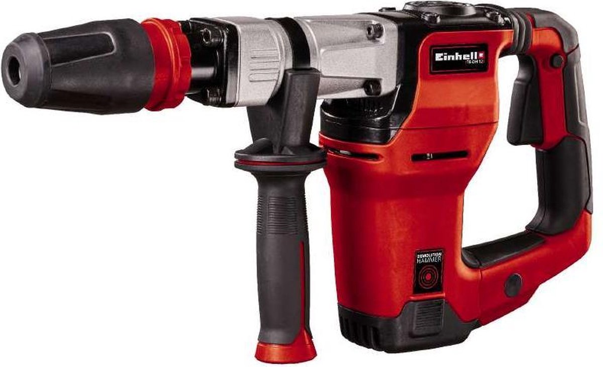 Einhell Elektro-Abbruchhammer TE-DH 12 – 1050 W – 12 Y – SDS-Max – inkl. Spitz- und Flachmeißel - inkl. Transport- und Aufbewahrungskoffer