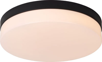 Lucide Biskit – Deckenleuchte (Deckenleuchte) Badezimmer – ø 34,5 cm – LED – 1x24 W 2700 K – IP44 – Bewegungssensor – Schwarz