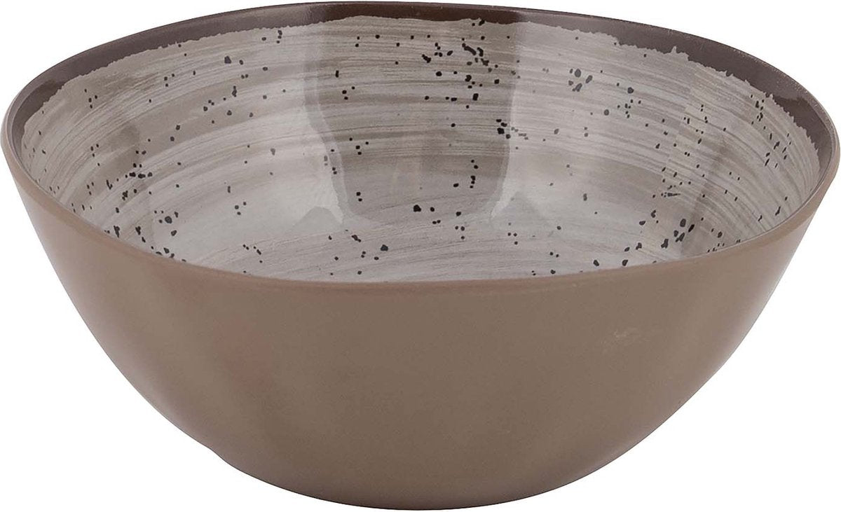 Bo-camp - Schüssel - Halo - 4 Stück - Melamin - Beige