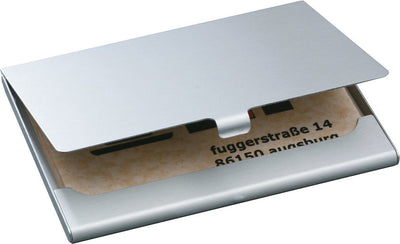 Sigel Visitenkartenhalter - 92x63x5mm - hochwertiges Aluminium - für 15 Karten - si-vz135