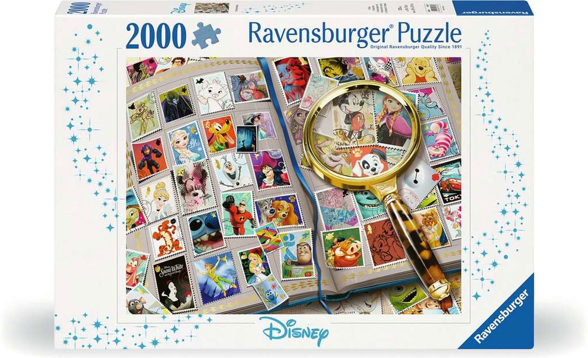 Ravensburger Jigsaw Puzzle meine schönsten Briefmarken, 2000st.