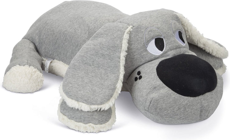Beeztees Welpe Boomba XL – Welpenspielzeug – Welpen-Kuscheltier – Hundespielzeug – grau – 70 x 40 x 21 cm