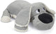 Beeztees Welpe Boomba XL – Welpenspielzeug – Welpen-Kuscheltier – Hundespielzeug – grau – 70 x 40 x 21 cm