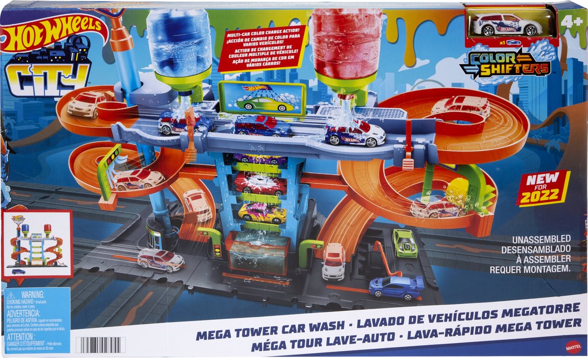 Hot Wheels City Mega Tower Car Weserette
