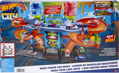 Hot Wheels City Mega Tower Car Weserette