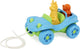 Grünes Spielzeug – Zugauto „Strandbuggy“ – nachhaltiges Spielzeug – Spielfiguren – Strand – recycelter Kunststoff – ab 6 Monaten