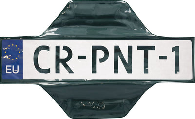 Magnetische Kennzeichenabdeckung von Carpoint – 52 x 11 cm – transparent – vorübergehende Befestigung – wiederverwendbar