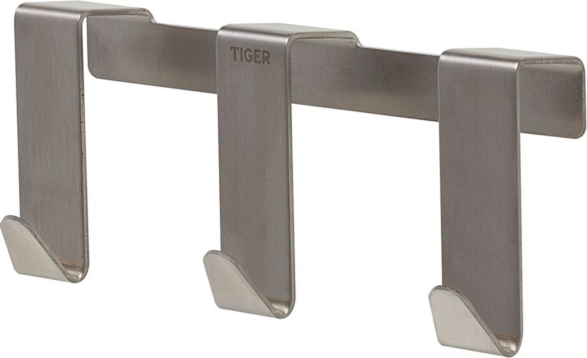 Tiger Basic - Türhaken 20 mm - gebürsteter Edelstahl
