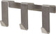 Tiger Basic - Türhaken 20 mm - gebürsteter Edelstahl
