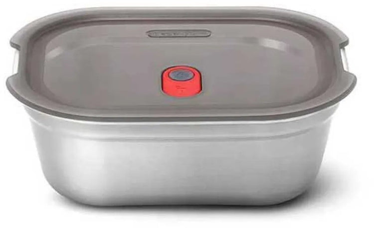 Black Blum Black+Blum Steel Food Box Large – Meal Prep – 206 x 159 x 79 mm – Graurot