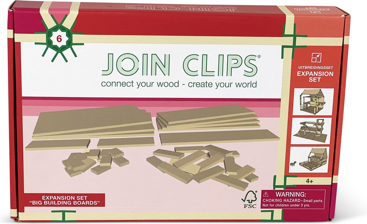 Verbinden Sie Clips Extension Set große Gebäudeplatten