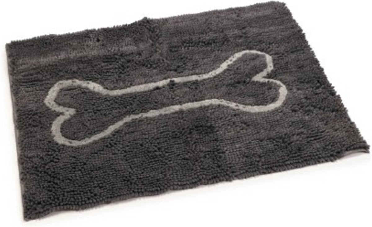 Dog Gone Smart Dirty Dog Hunde-Trockenmatte – Tiermatte – Grau – 88 x 68 cm