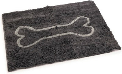 Dog Gone Smart Dirty Dog Hunde-Trockenmatte – Tiermatte – Grau – 88 x 68 cm