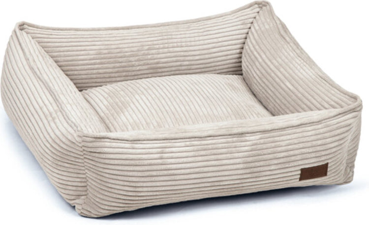 Entworfen von Lotte Ribbed – Hundebett – Hellgrau – 65 x 60 x 20 cm