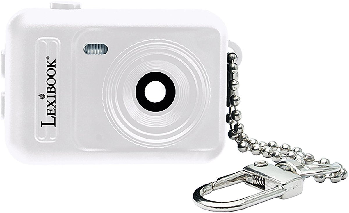 Lexibook Schlüsselanhänger Miniatur-Digitalkamera weiß mit integriertem Flash-Speicher