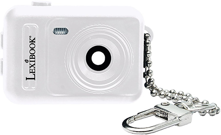 Lexibook Schlüsselanhänger Miniatur-Digitalkamera weiß mit integriertem Flash-Speicher