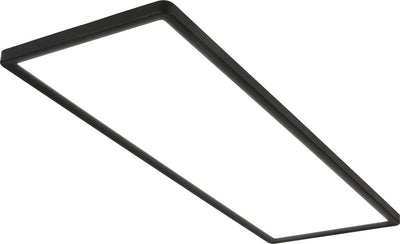Briloner slim - LED-Deckenleuchte - Deckenlampe - Ultraflaches Panel - 4.000 K neutralweißes Licht - 58x20x3cm (LxBxH) - Schwarz