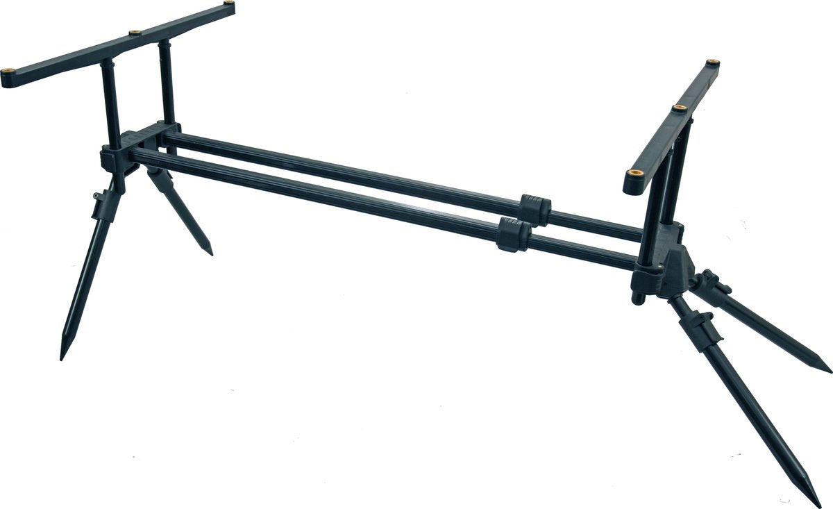 Soul Stealth Rod Pod 3 Ruten – verstellbares Rod Pod mit Buzzer Bars (50 cm) und Tragetasche